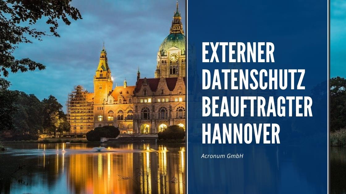Externer Datenschutzbeauftragter Hannover
